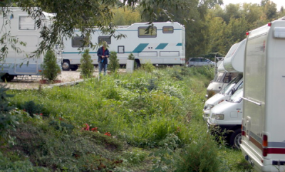 Übernachtungs-Parkplatz Wohnmobil